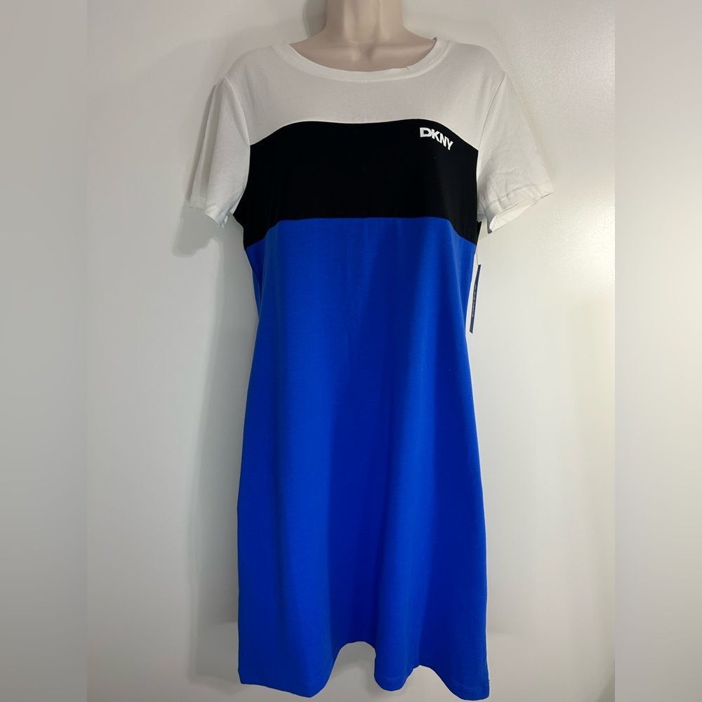 DKNY women's sleeveless midi pullover dress. Size M..
